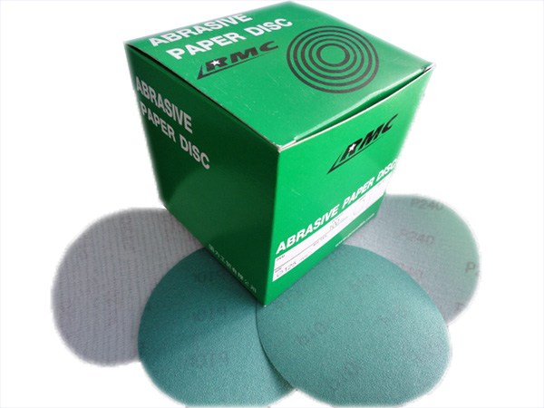 RMC Velcro Abrasive Polyester Film Disc AF37M (ฟิล์มทรายกลมหลังสักหลาด)